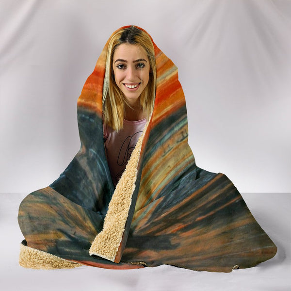 Munch The Scream Hooded Blanket-KaboodleWorld