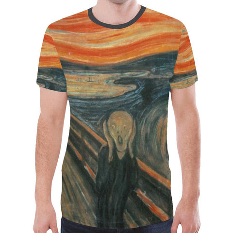 Munch The Scream Mesh T-Shirt-KaboodleWorld