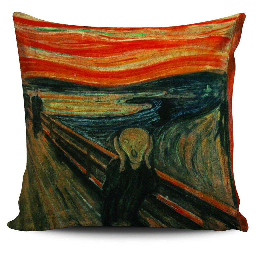 Munch The Scream Pillow Cover-KaboodleWorld