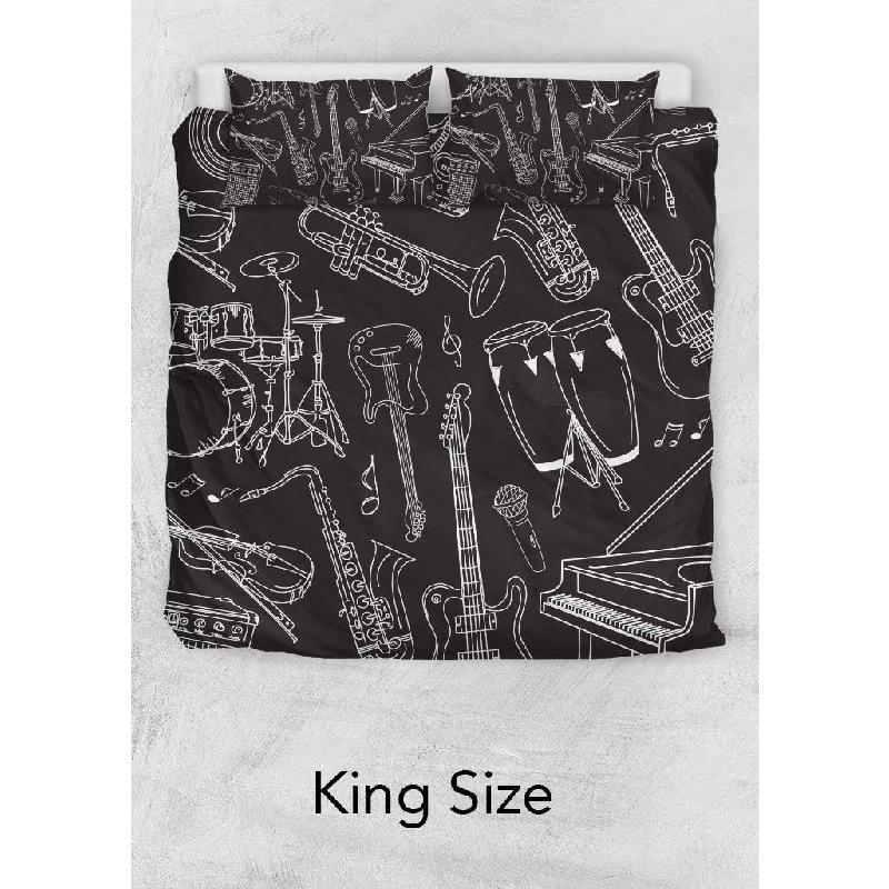 Music Duvet Cover Set-KaboodleWorld