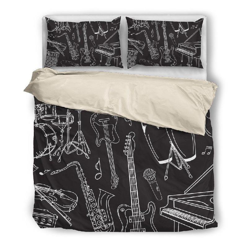 Music Duvet Cover Set-KaboodleWorld