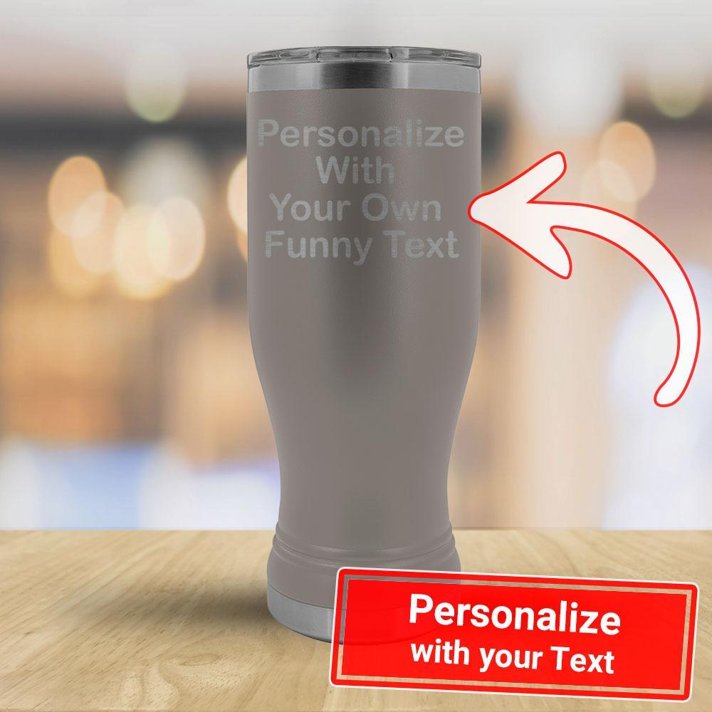 Personalize with your own Funny Text - 20oz Boho Tumbler - B-KaboodleWorld