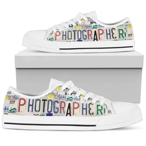 Photographer Low Top Shoes-KaboodleWorld