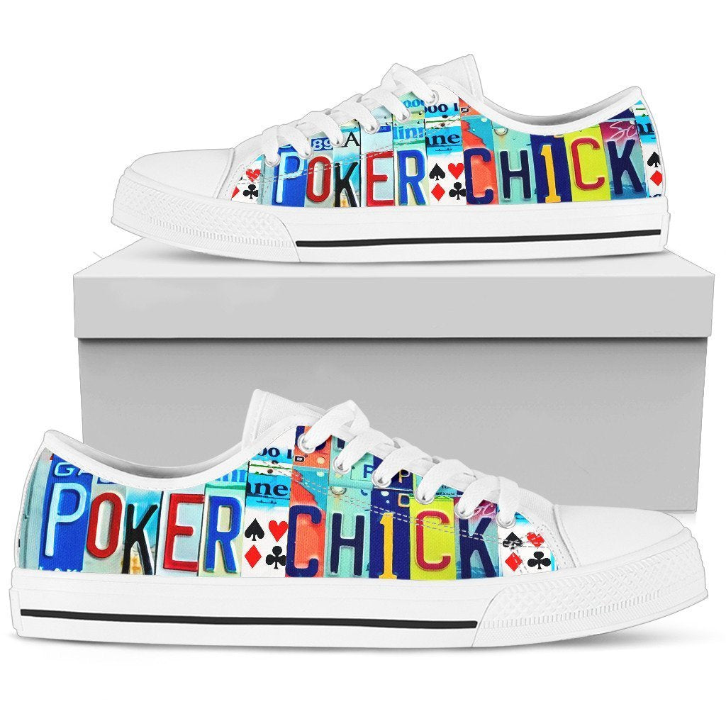 Poker Chick Low Top Shoes-KaboodleWorld