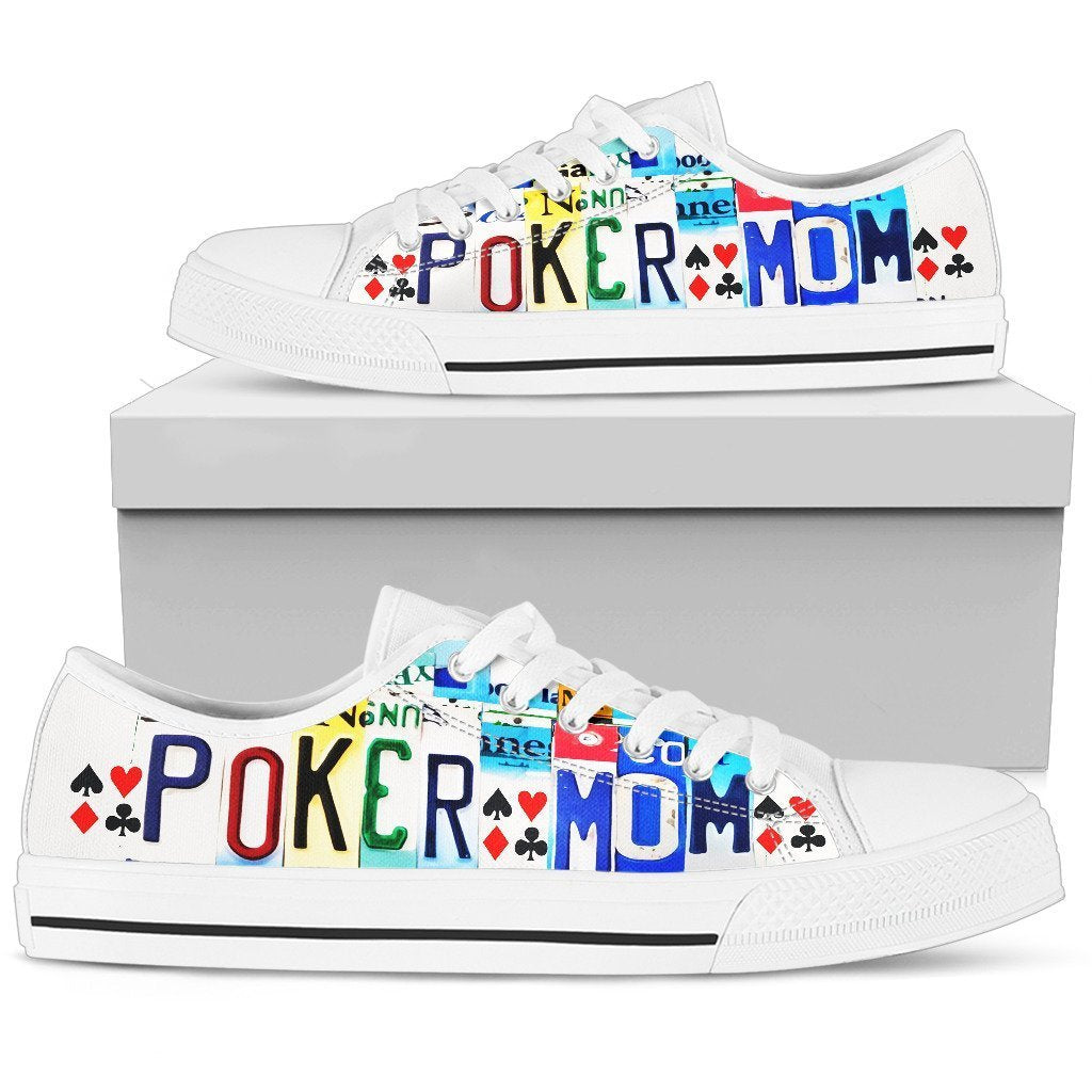 Poker Mom - Low Top Shoes-KaboodleWorld