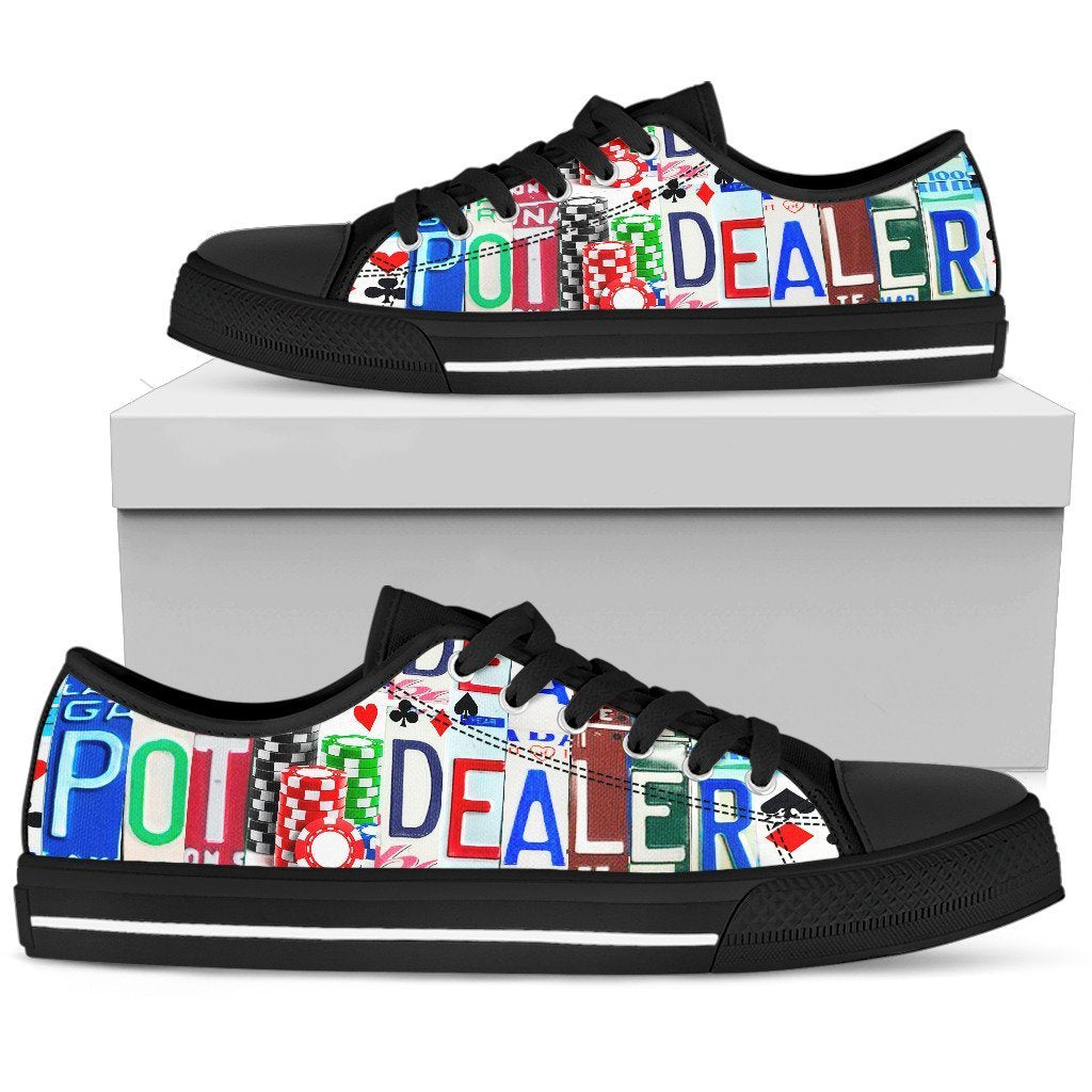 Pot Dealer Low Top Shoes-KaboodleWorld