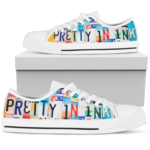 Pretty In Ink Low Top Shoes-KaboodleWorld