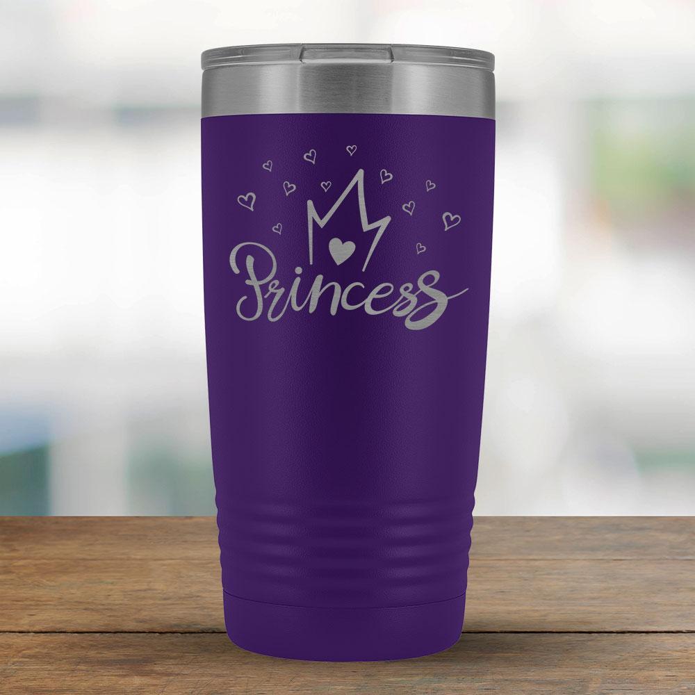 Princess with Hearts - 20oz Tumbler-KaboodleWorld