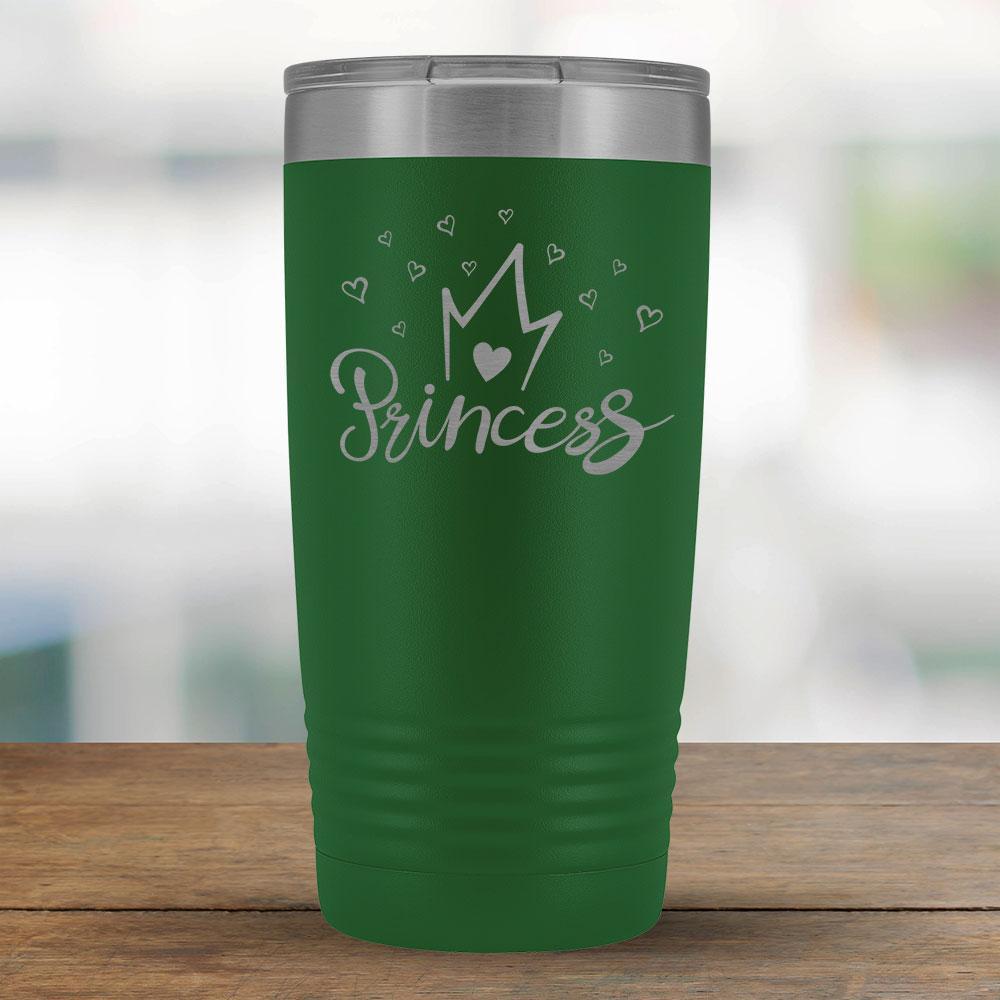 Princess with Hearts - 20oz Tumbler-KaboodleWorld