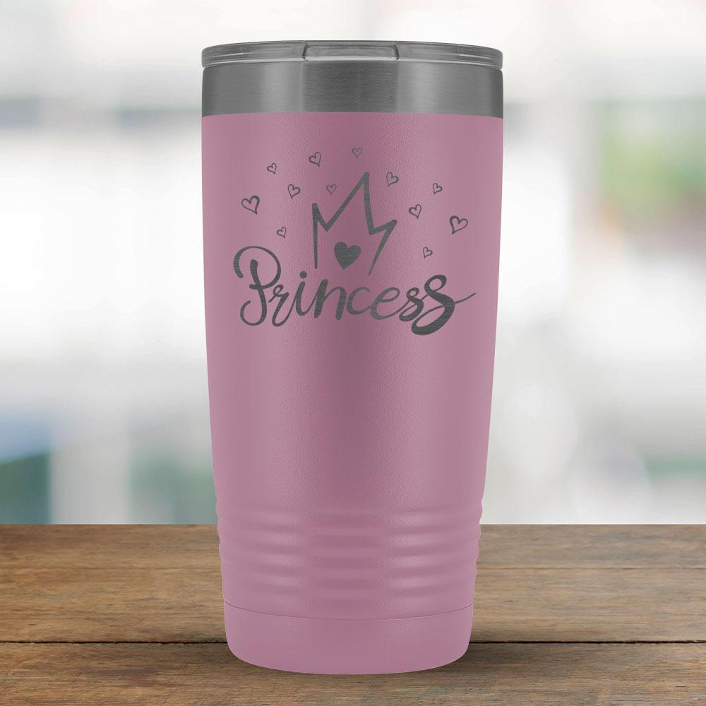 Princess with Hearts - 20oz Tumbler-KaboodleWorld