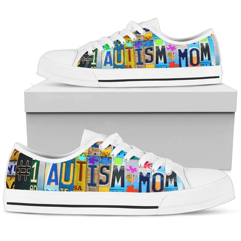 Proud No 1 Autism Mom Low Top Shoes-KaboodleWorld