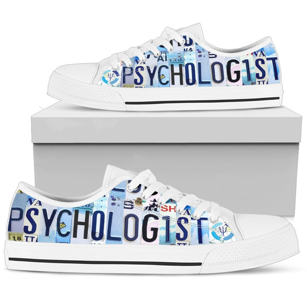 Psychologist Low Top Shoes-KaboodleWorld