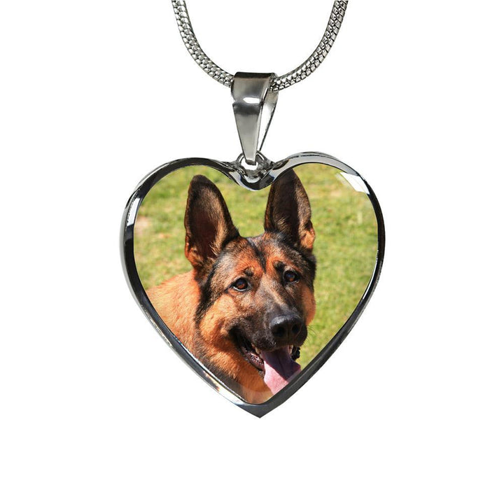 Put your Dogs Picture on the Luxury Heart Pendant Necklace – KaboodleWorld
