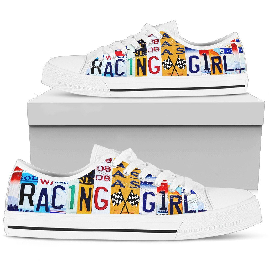 Racing Girl Low Top Shoes-KaboodleWorld