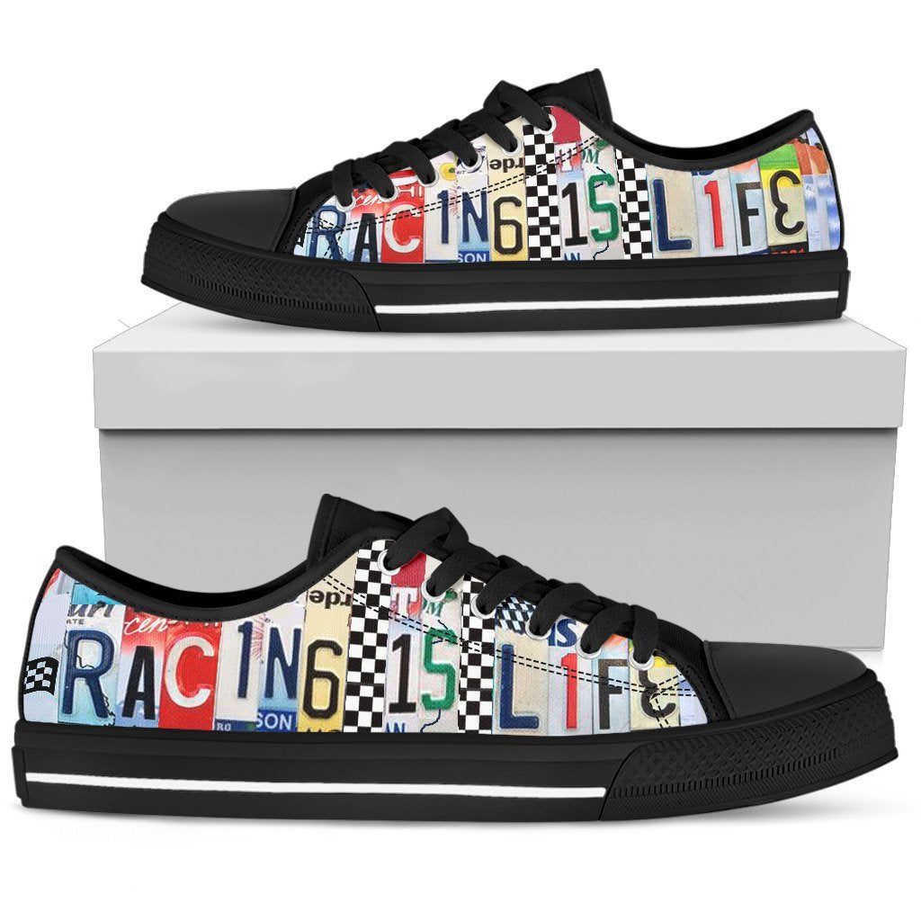 Racing Is Life Low Top Shoes-KaboodleWorld