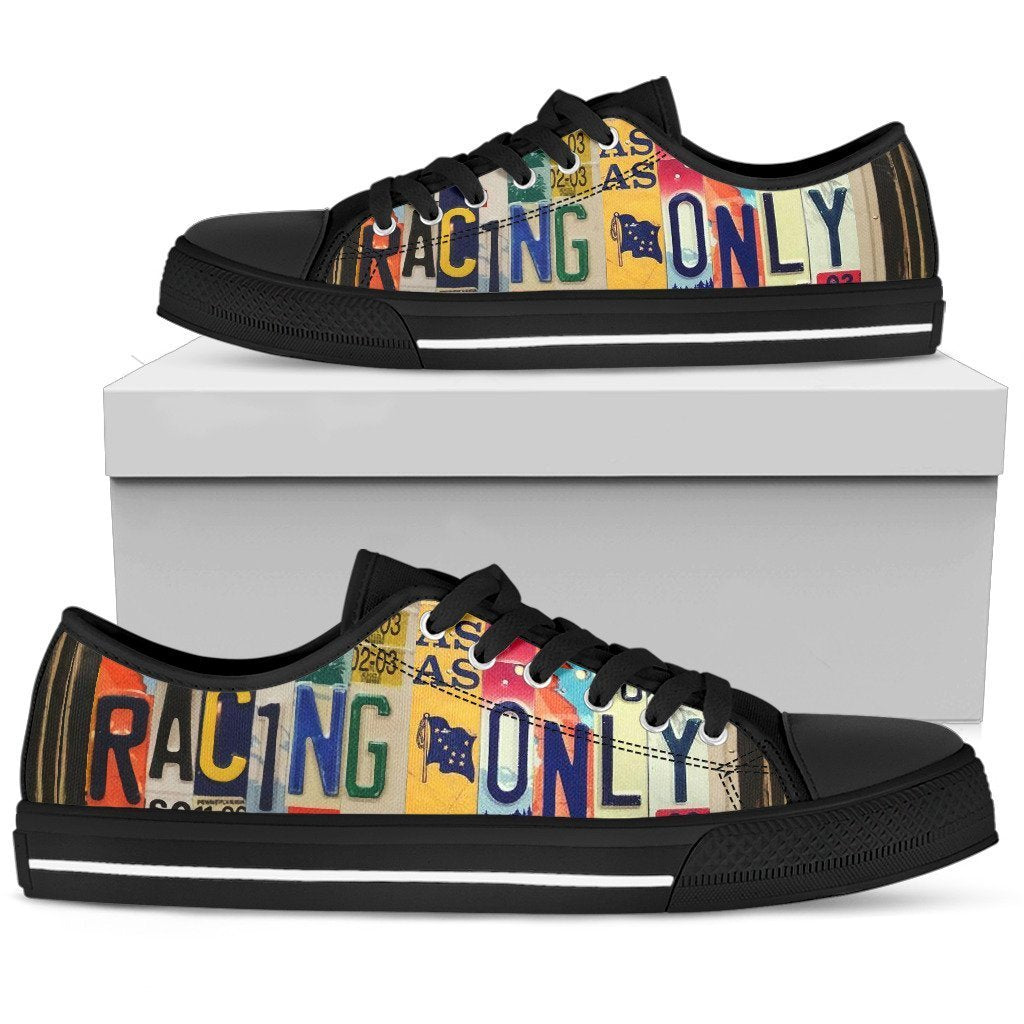 Racing Only Low Top Shoes Men-KaboodleWorld