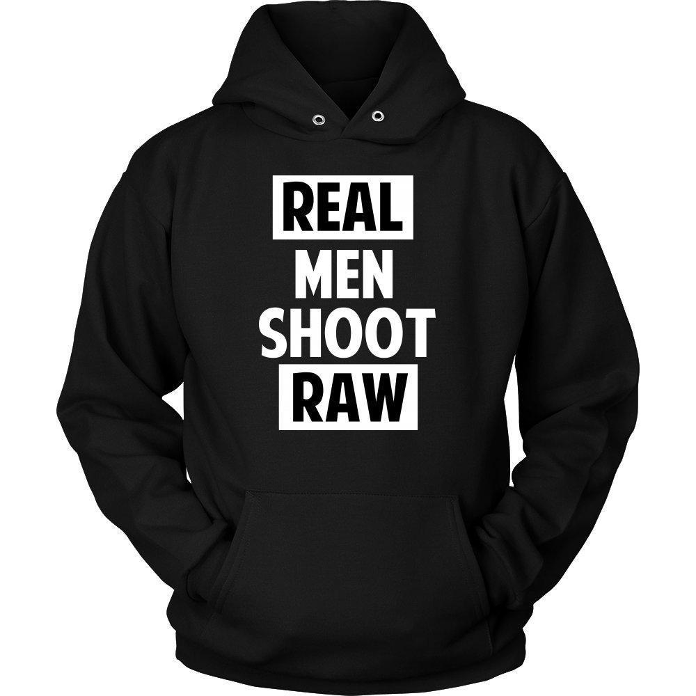 'Real Men Shoot Raw' Unisex Hoodie-KaboodleWorld