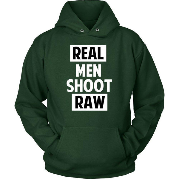 'Real Men Shoot Raw' Unisex Hoodie-KaboodleWorld