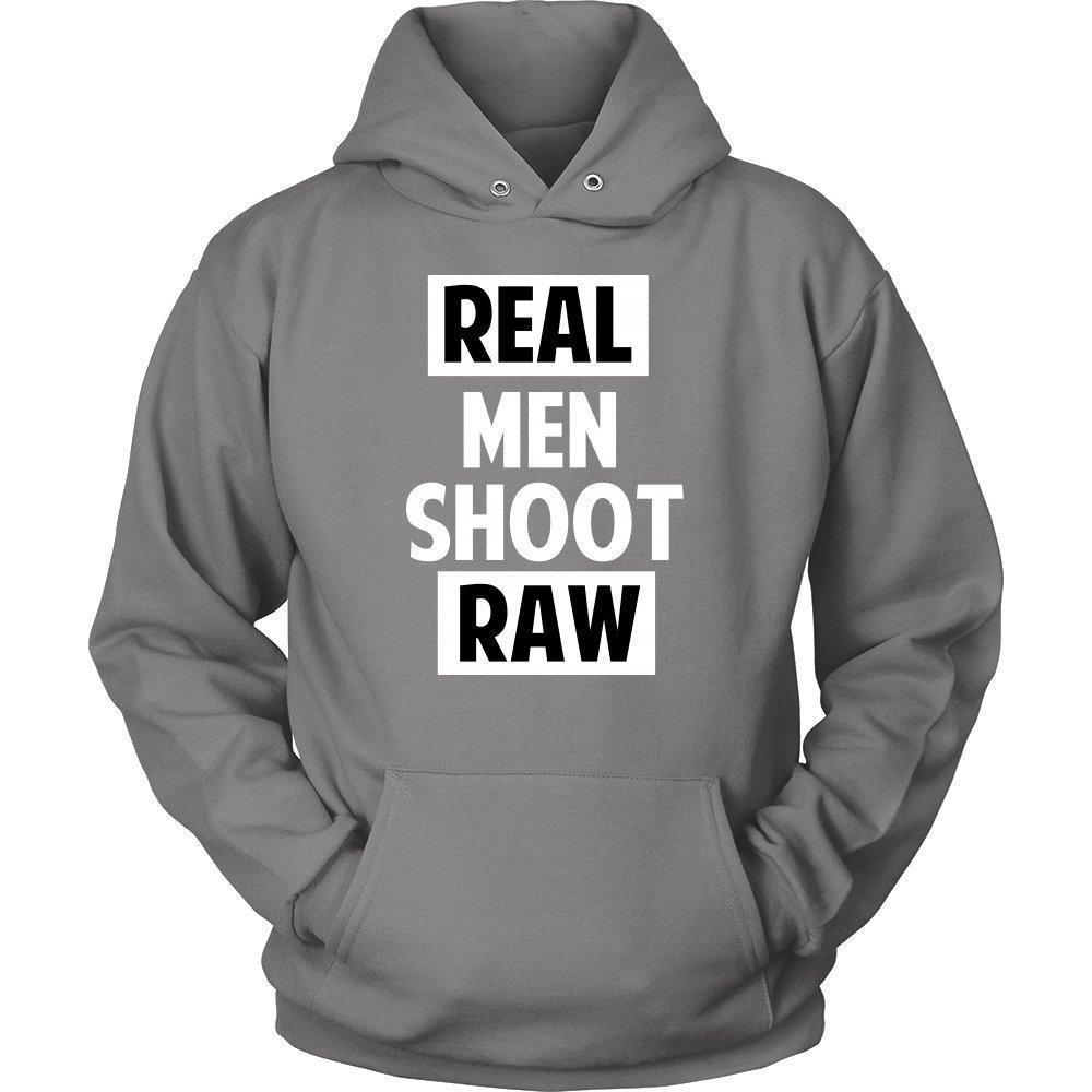 'Real Men Shoot Raw' Unisex Hoodie-KaboodleWorld