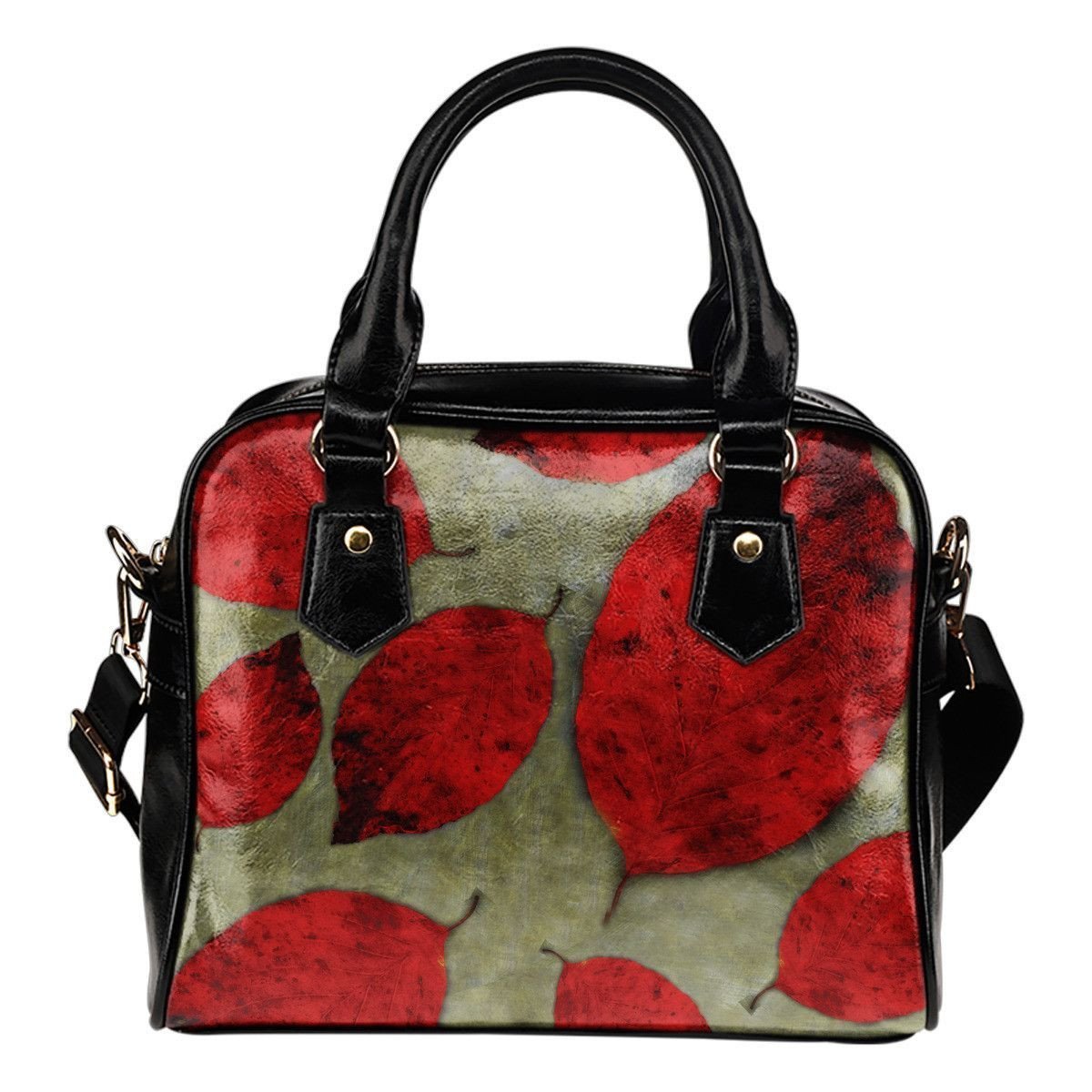 Red Dogwood Shoulder Bag-KaboodleWorld