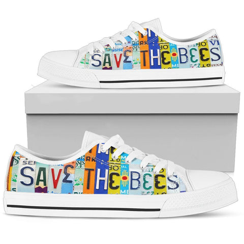 Save The Bees Low Top Shoes Women-KaboodleWorld
