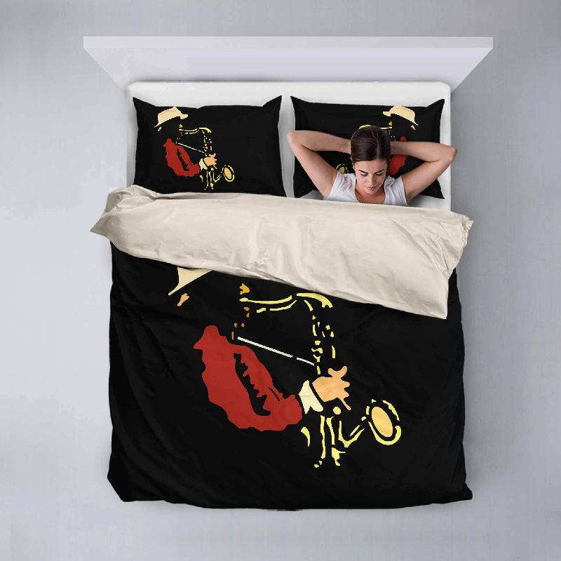 Saxophone Duvet Set-KaboodleWorld