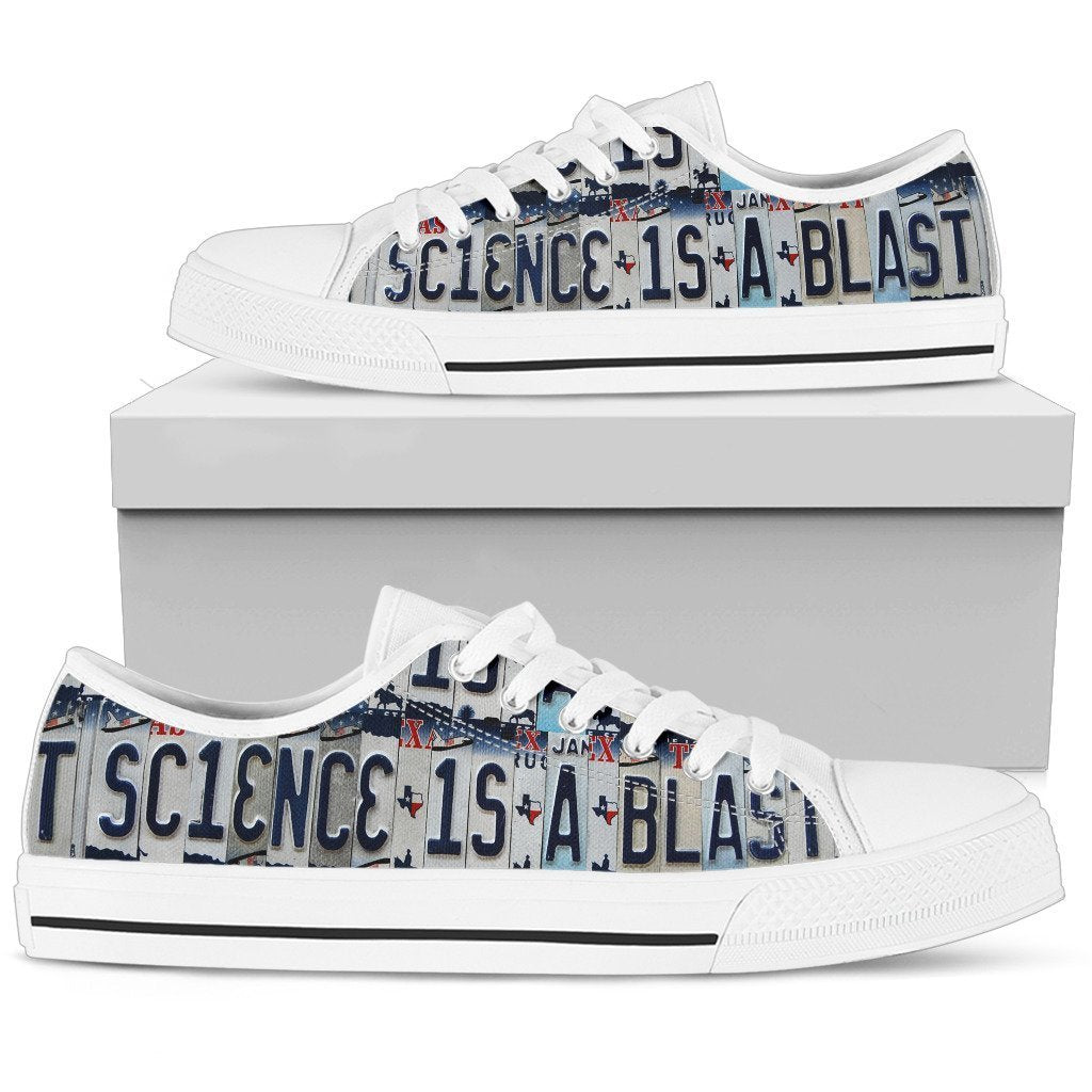 Science Is A Blast Low Top Shoes Women-KaboodleWorld
