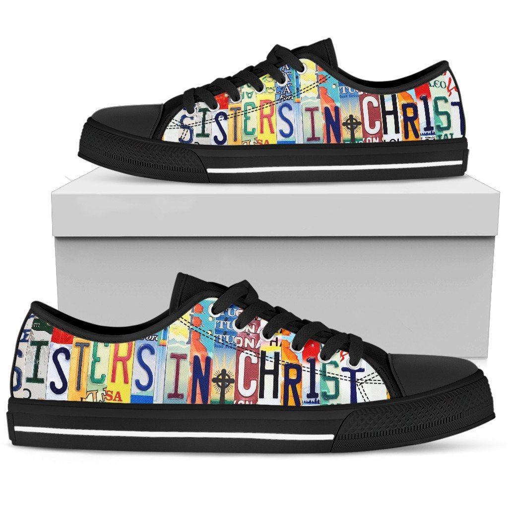 Sisters In Christ Low Top Shoes-KaboodleWorld