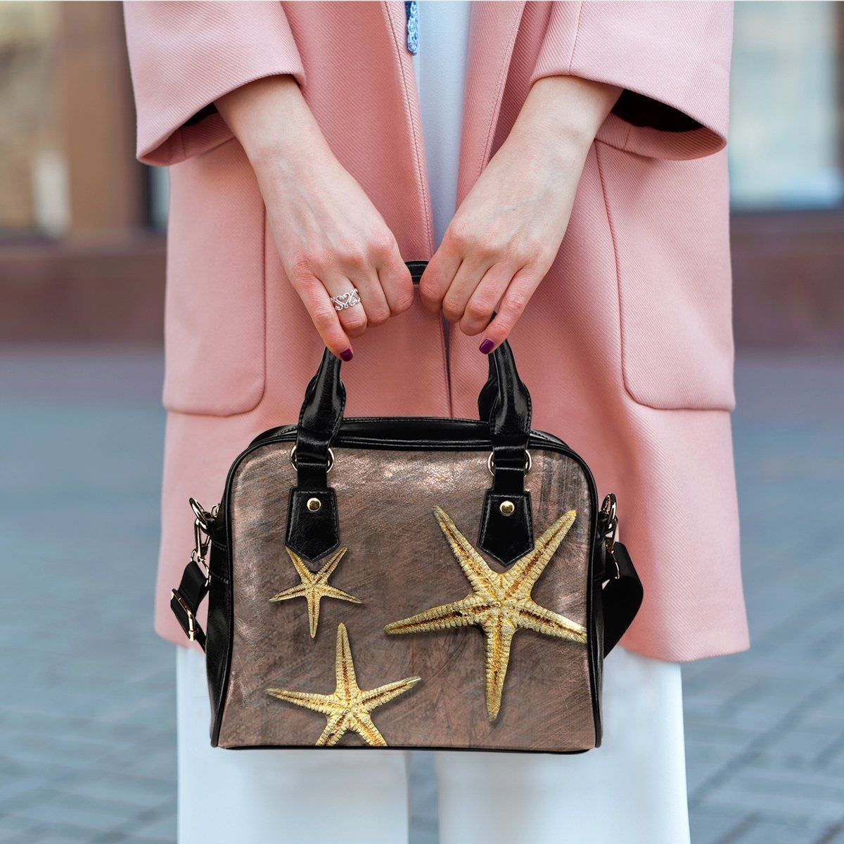 Starfish Shoulder Bag-KaboodleWorld