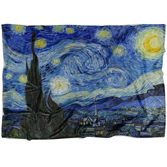 Starry Night Fleece Blanket - 3 sizes-KaboodleWorld