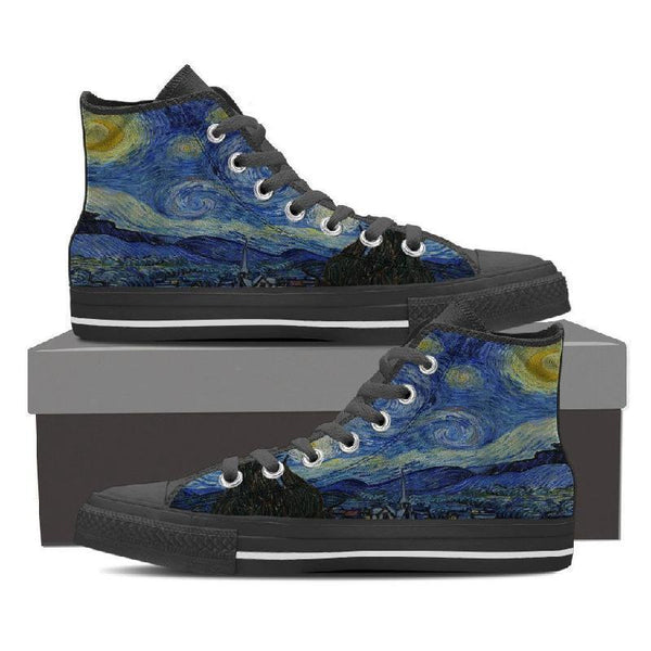 Starry Night High Top Shoes Women-KaboodleWorld