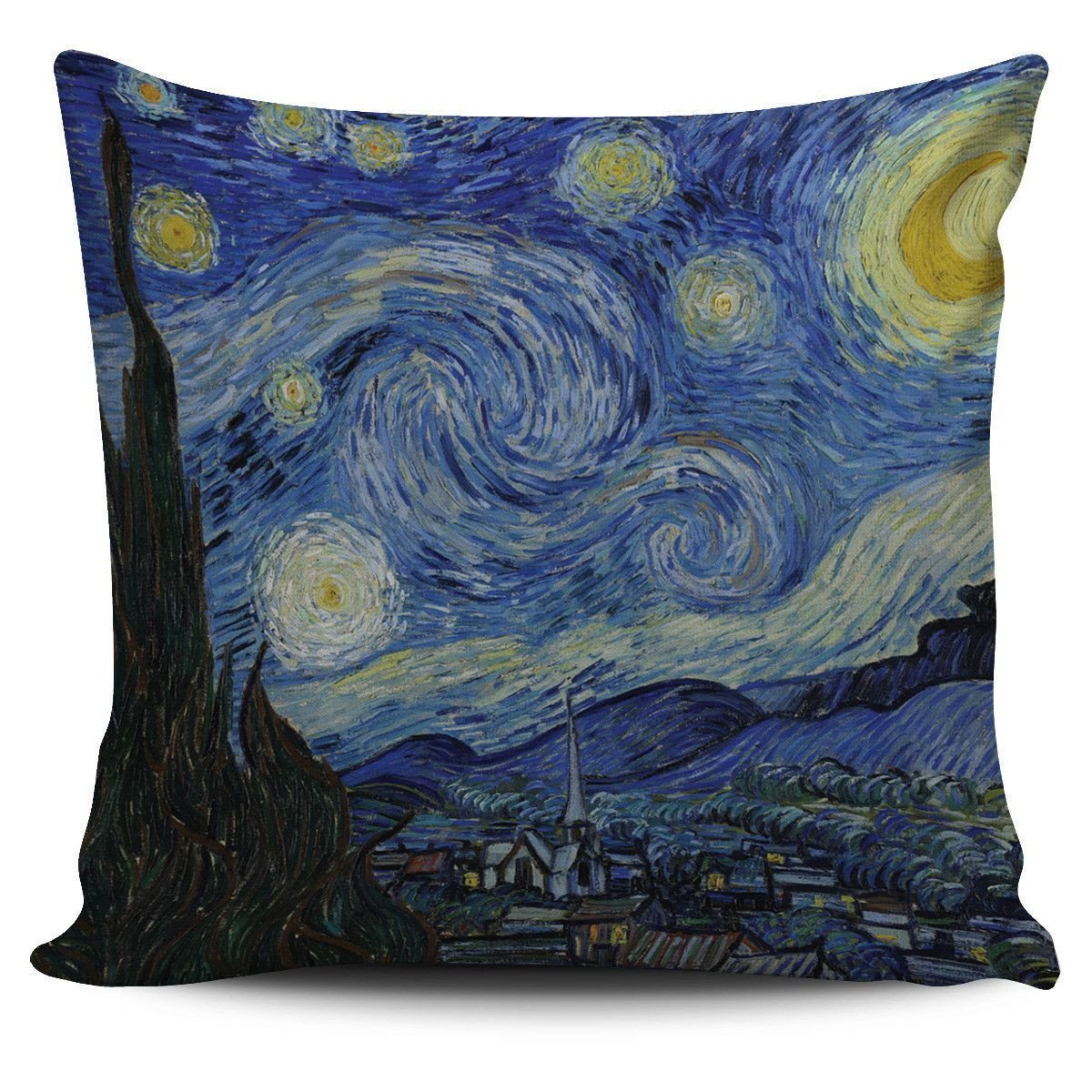 Starry Night Pillow Cover-KaboodleWorld