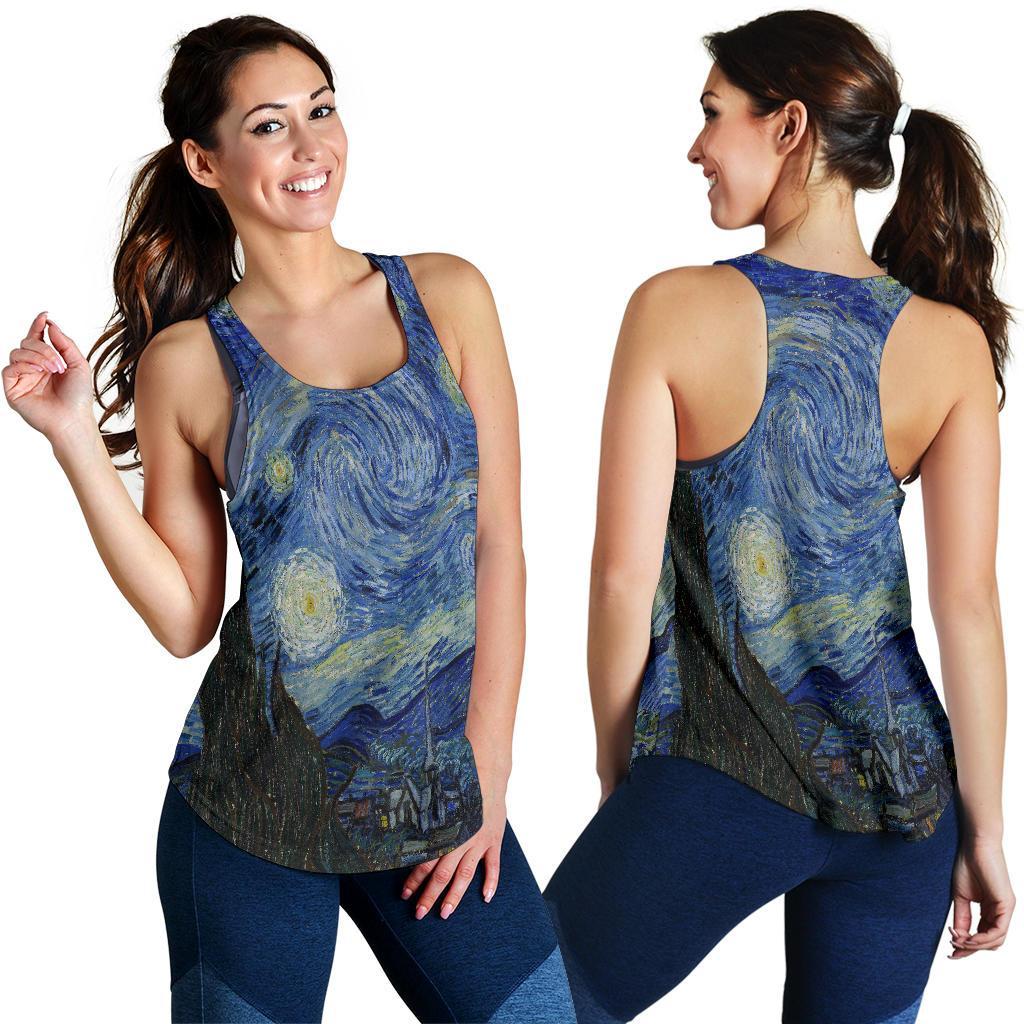 Starry Night Racerback Tank Top-KaboodleWorld