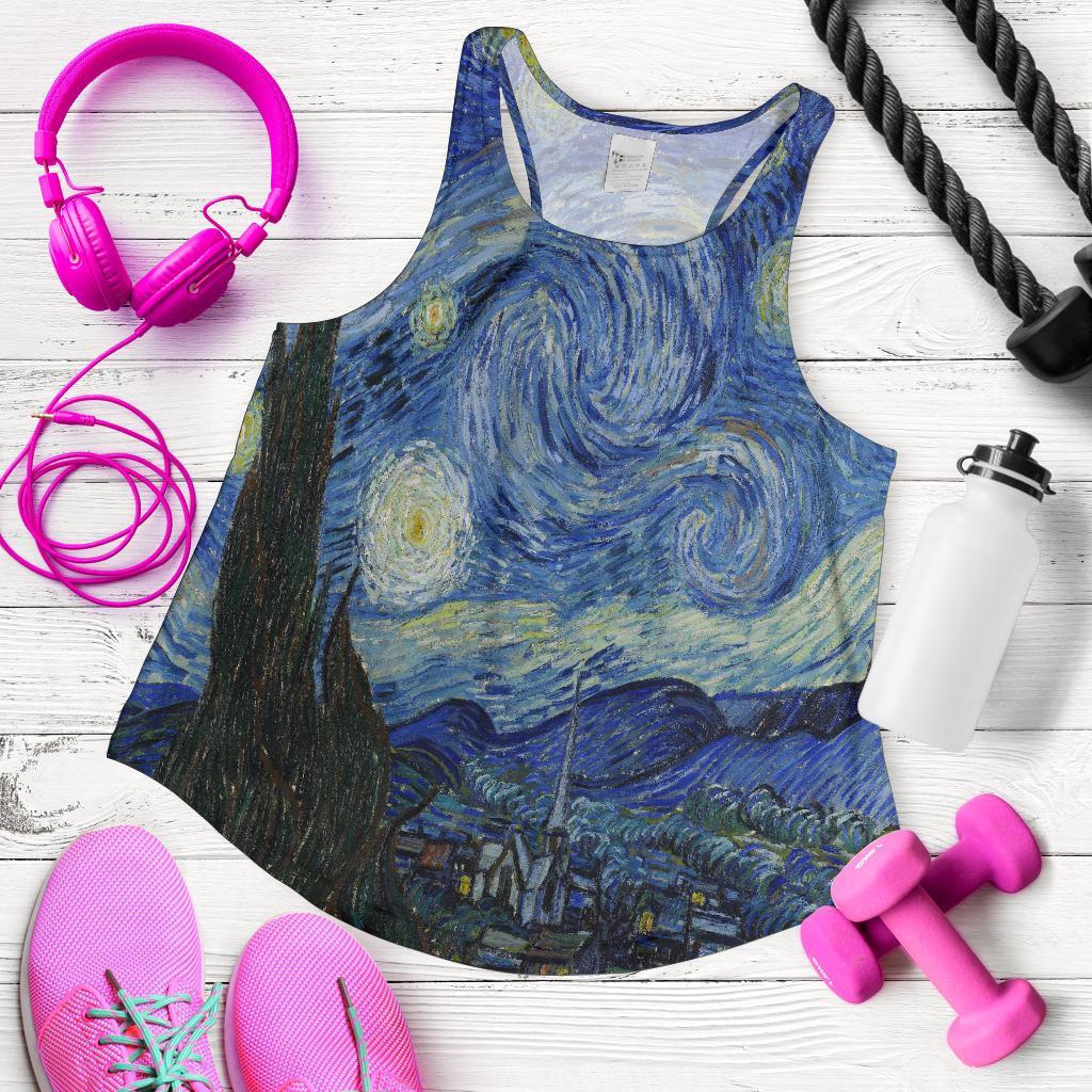 Starry Night Racerback Tank Top-KaboodleWorld