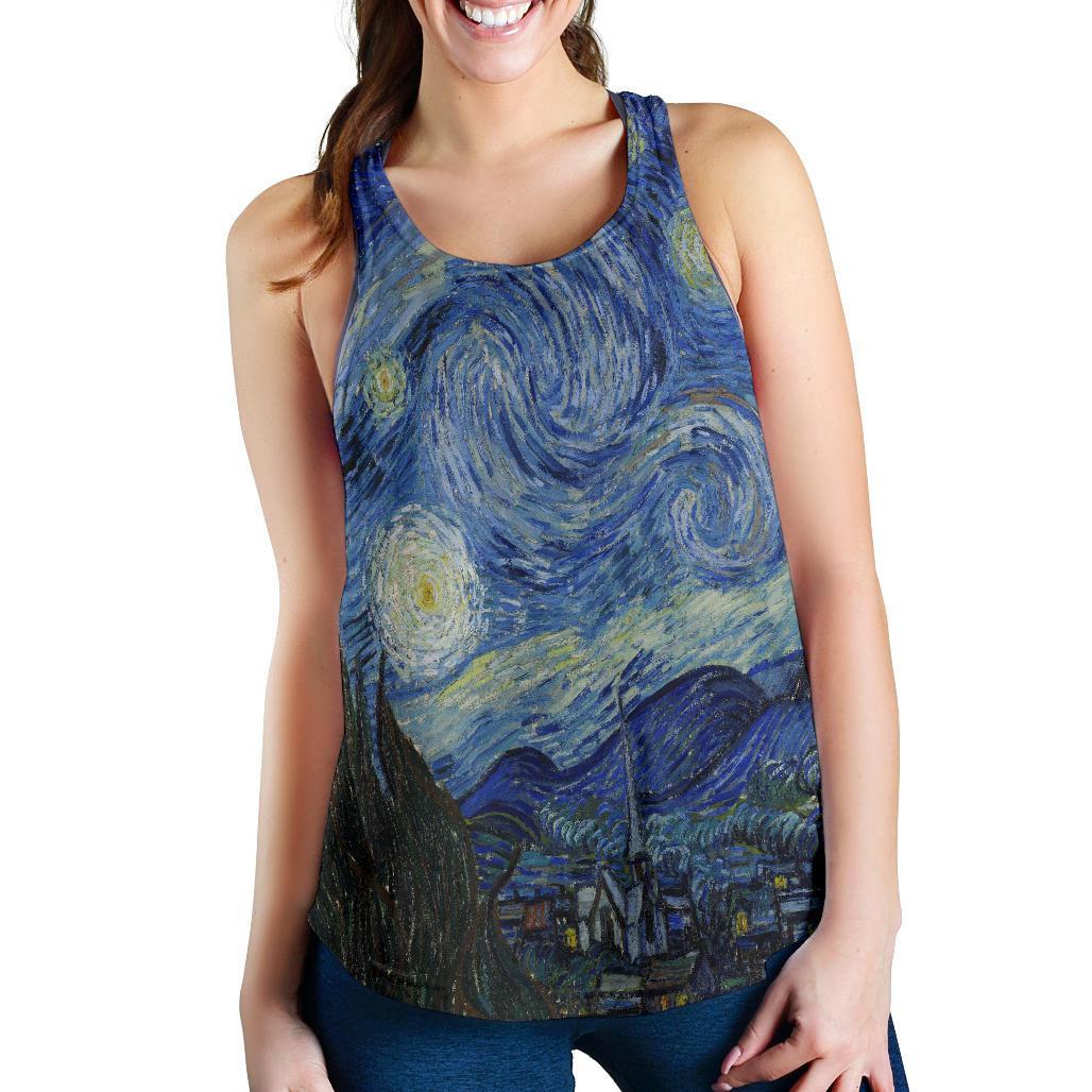 Starry Night Racerback Tank Top-KaboodleWorld