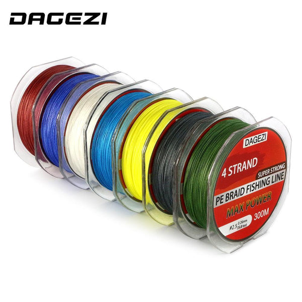 Super Strong 4 Strand Braided Fishing Line-KaboodleWorld