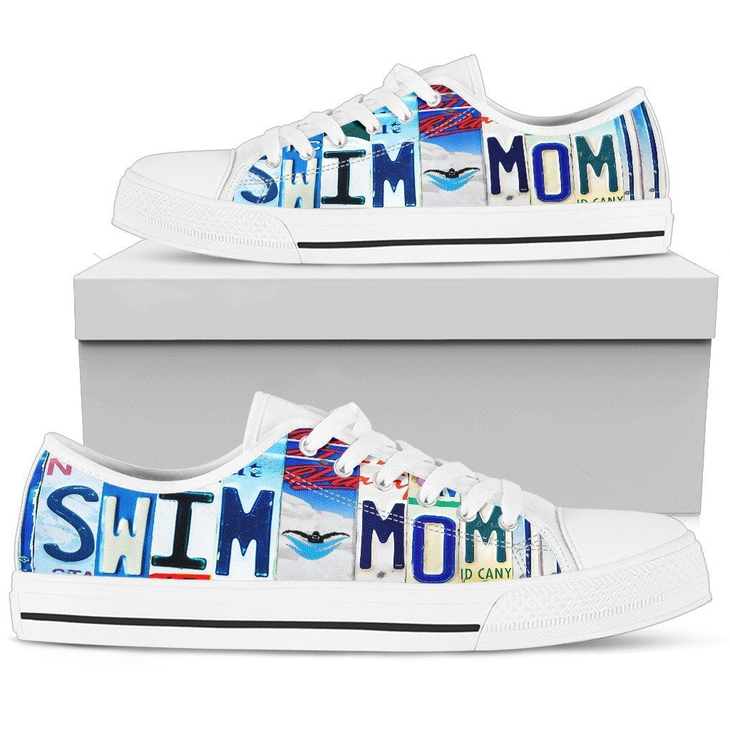 Swim Mom Low Top Shoes-KaboodleWorld