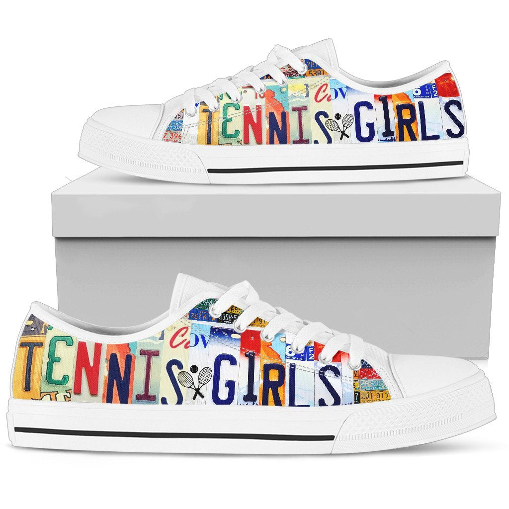Tennis Girl Low Top Shoes-KaboodleWorld