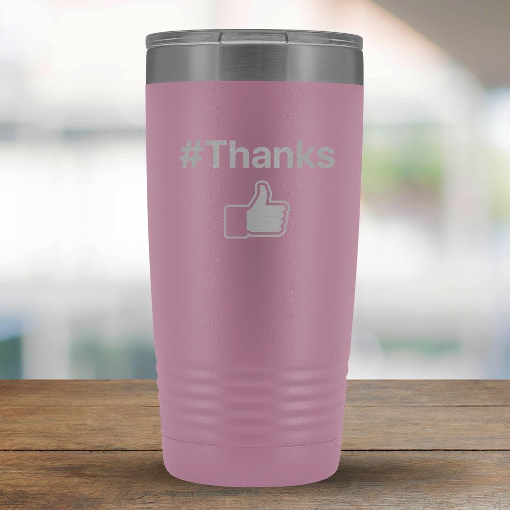 #Thanks - 20oz Tumbler-KaboodleWorld