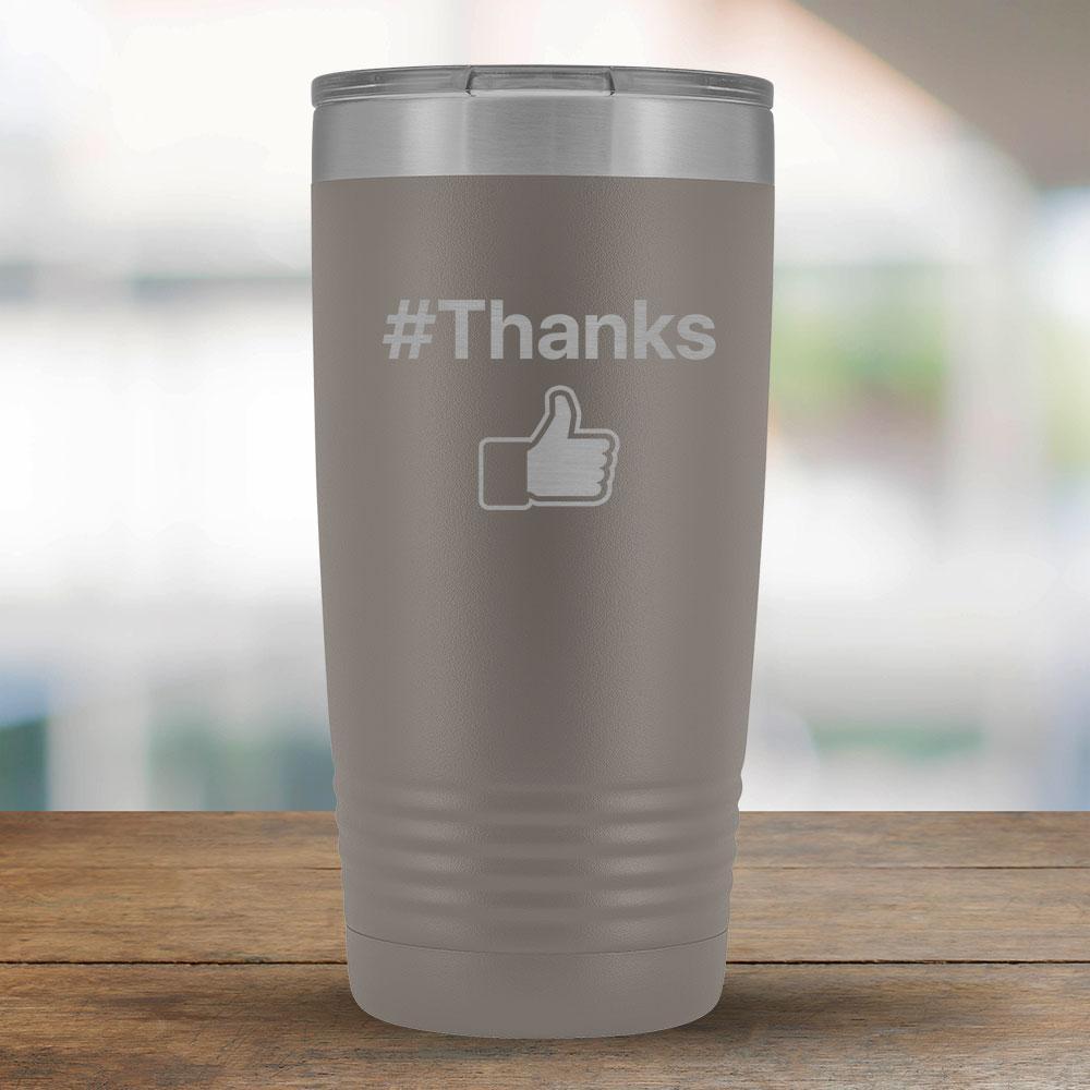 #Thanks - 20oz Tumbler-KaboodleWorld