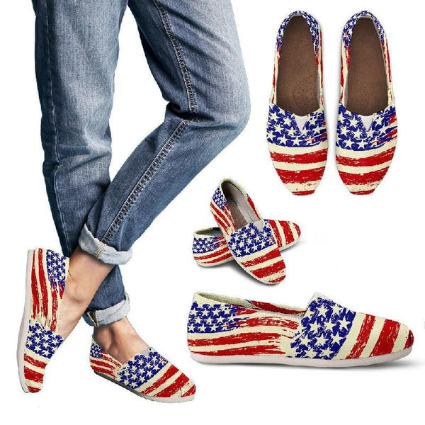 USA Flag Casual Shoes Women-KaboodleWorld