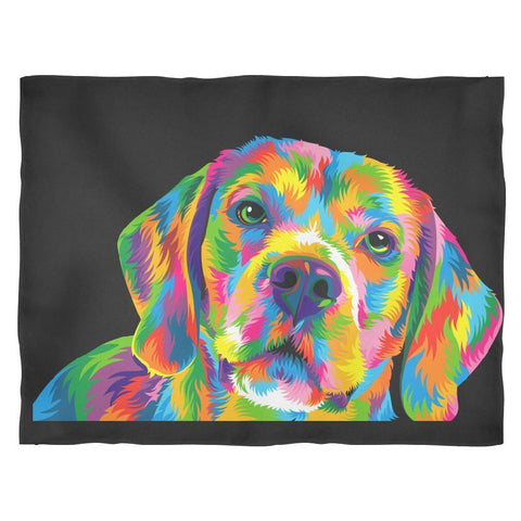 Ultra Soft Black Fleece Blanket With Beagle-KaboodleWorld