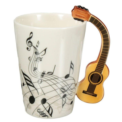 Unique Music Guitar Coffee Tea Mug-KaboodleWorld