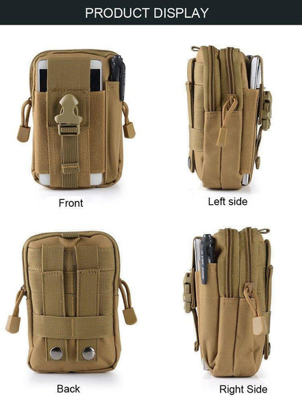 Universal Outdoor Tactical Military Molle Pouch Waist Belt Bag-KaboodleWorld