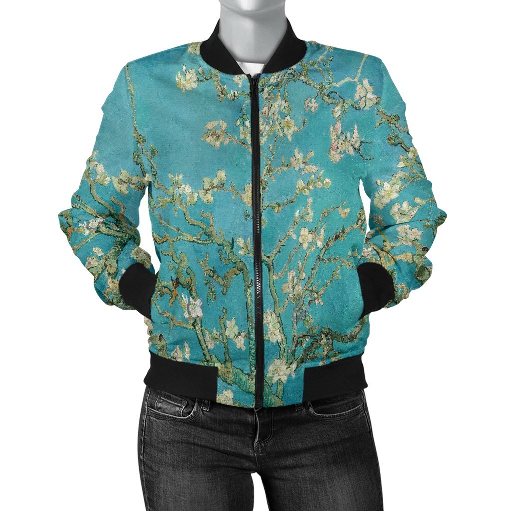Van Gogh Almond Blossom Women Jacket-KaboodleWorld