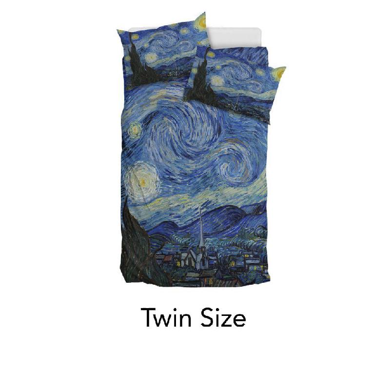 Van Gogh Starry Night Duvet Set-KaboodleWorld