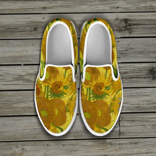 Van Gogh Sunflowers Slipons-KaboodleWorld