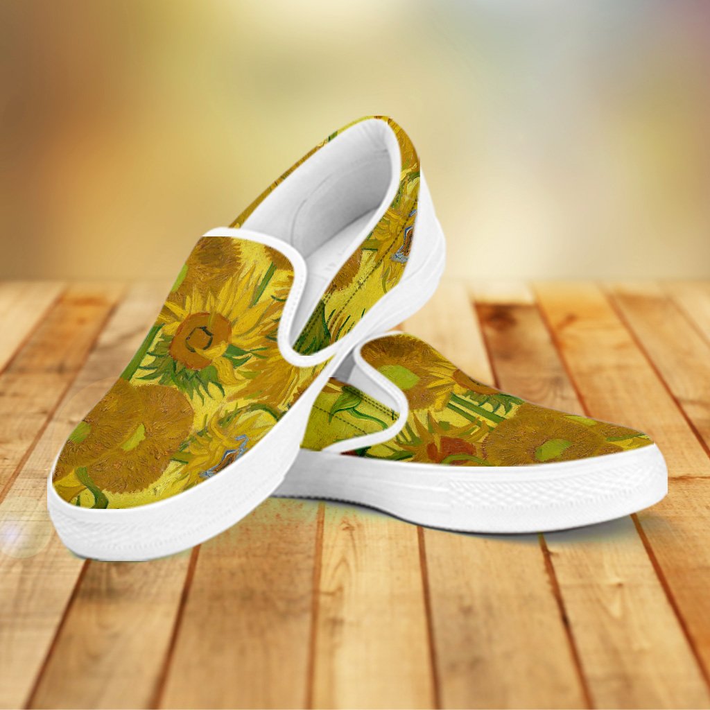 Van Gogh Sunflowers Slipons-KaboodleWorld