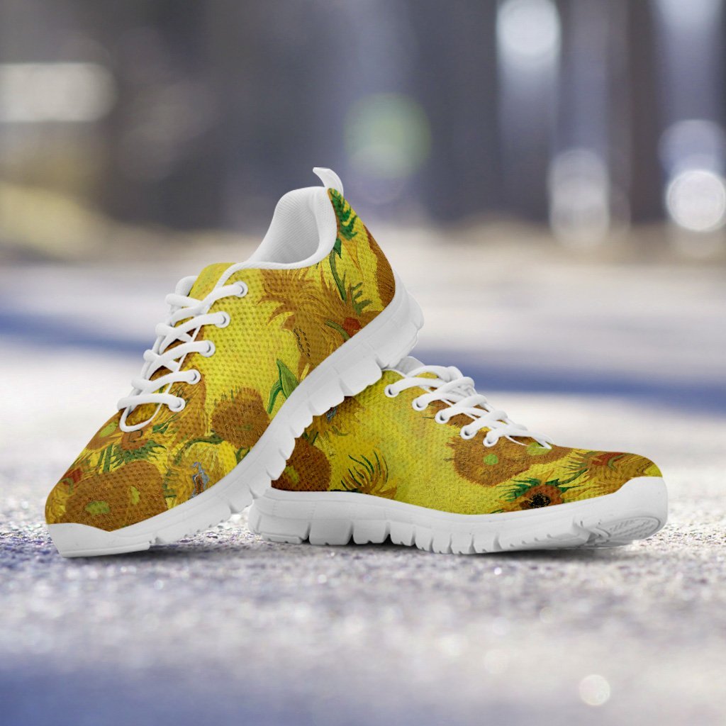 Van Gogh Sunflowers Sneakers Women-KaboodleWorld