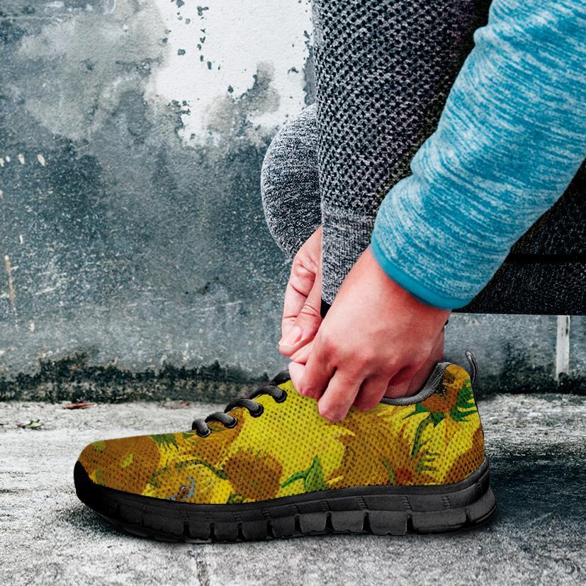 Van Gogh Sunflowers Sneakers Women-KaboodleWorld